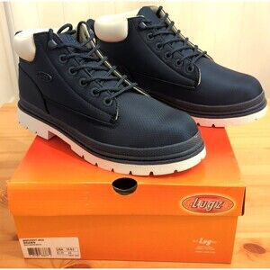 NEW in Box Lugz Men's Brawn Boot Ripstop Nylon Chukka Navy Blue Size 10